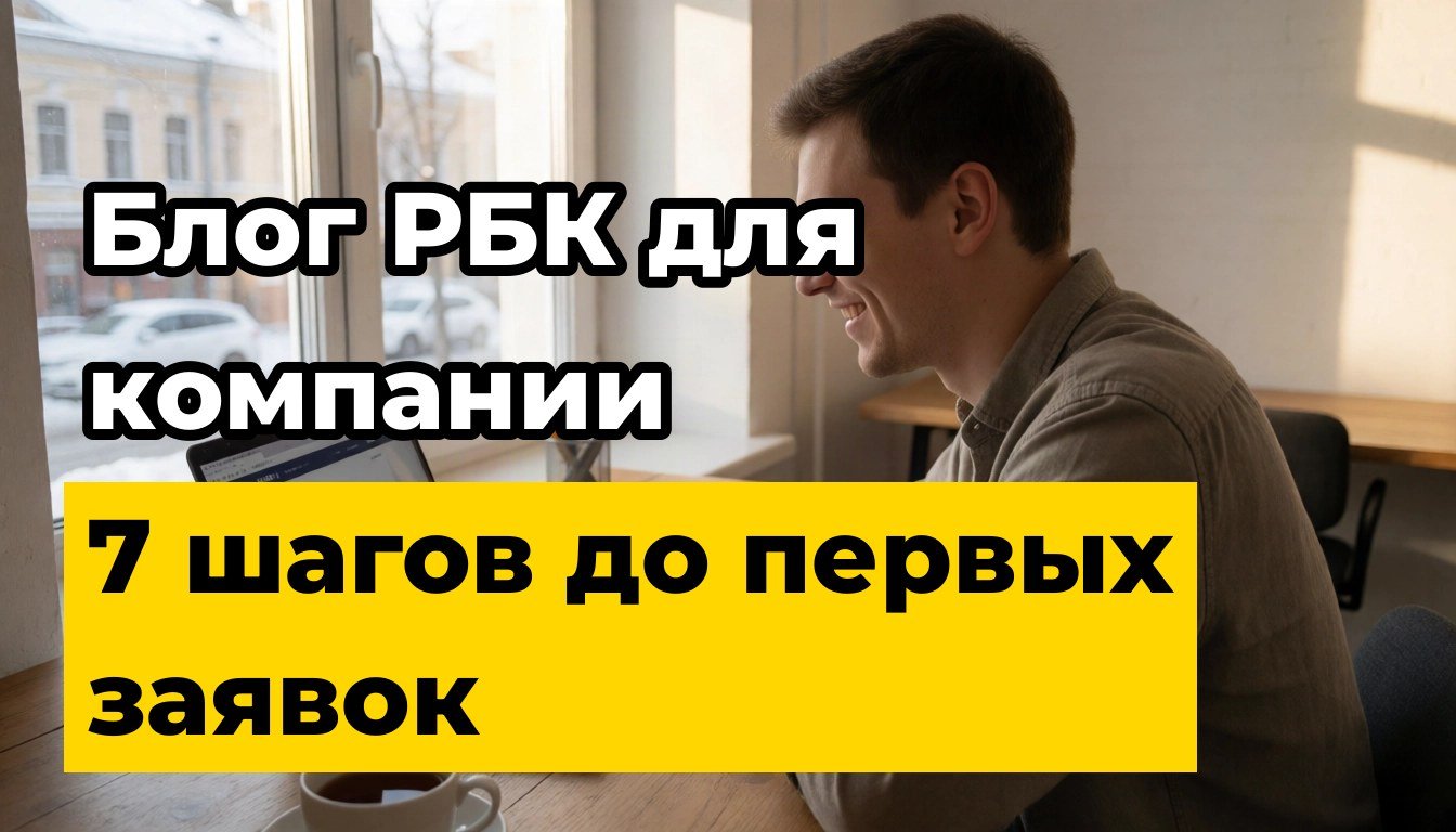 Блог РБК для компании: обложка кейса о запуске корпоративного блога