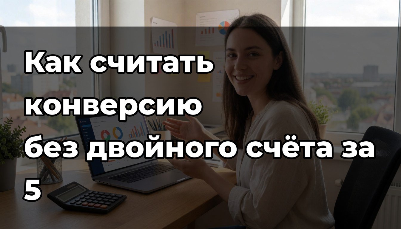 CR: как рассчитать конверсию за 5 шагов без двойного счёта