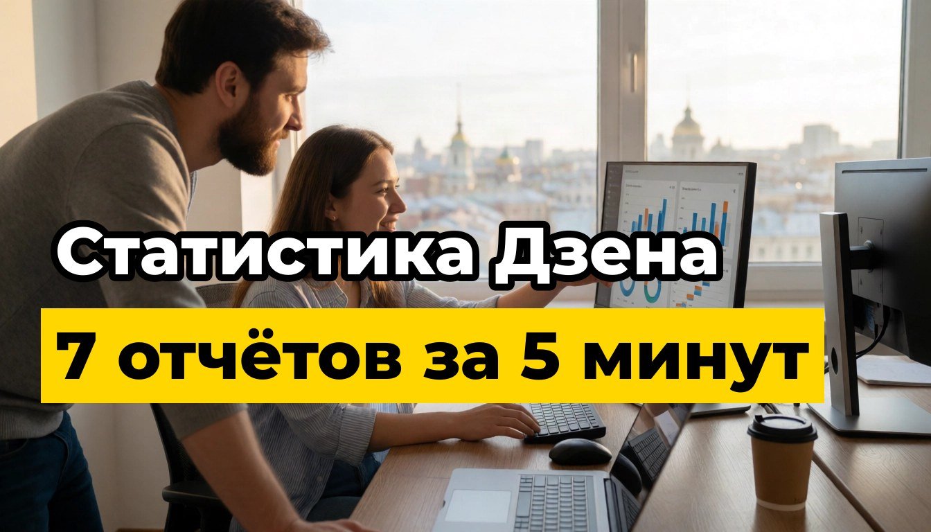 Где смотреть статистику Дзена: первые показы канала и заявки