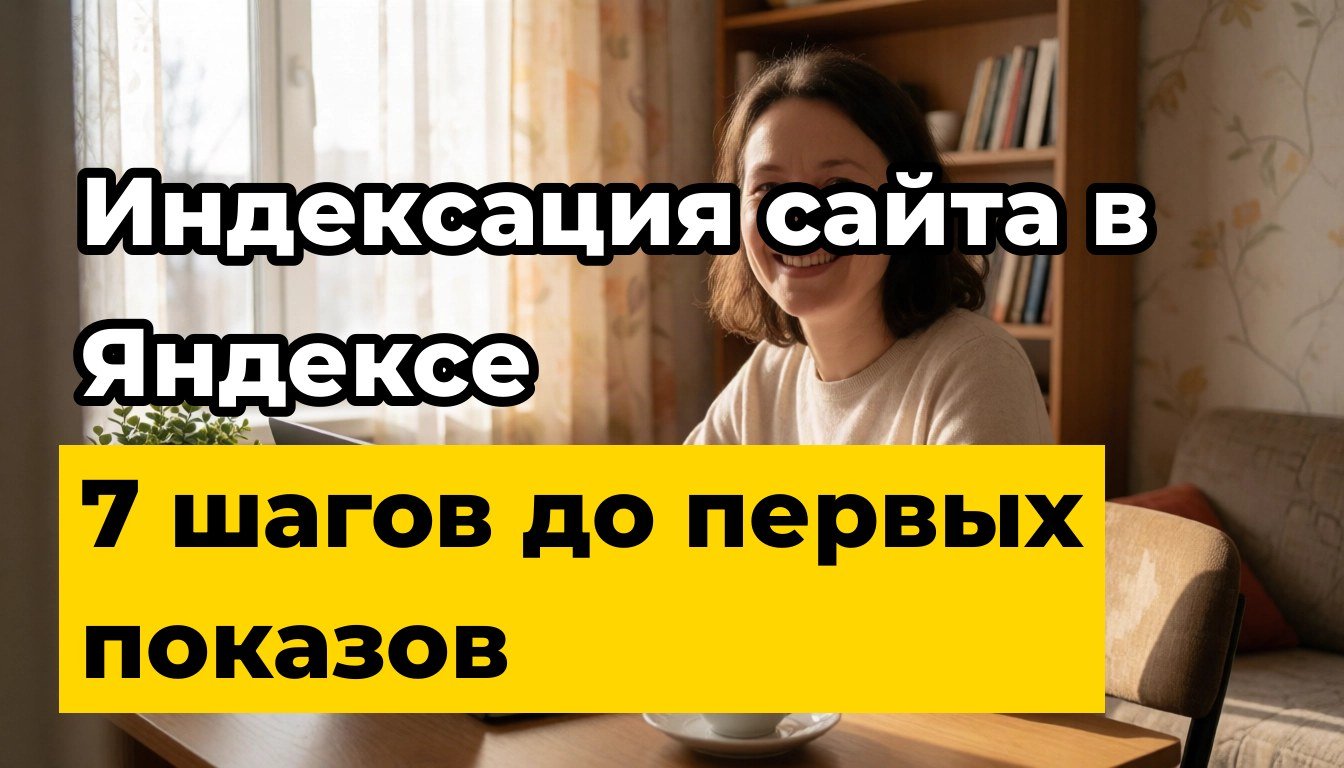 Индексация сайта в Яндексе: 7 шагов до первых показов