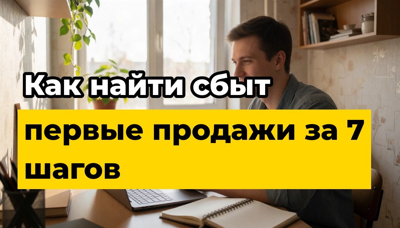 Как найти сбыт для своей продукции: 7 шагов до первых продаж