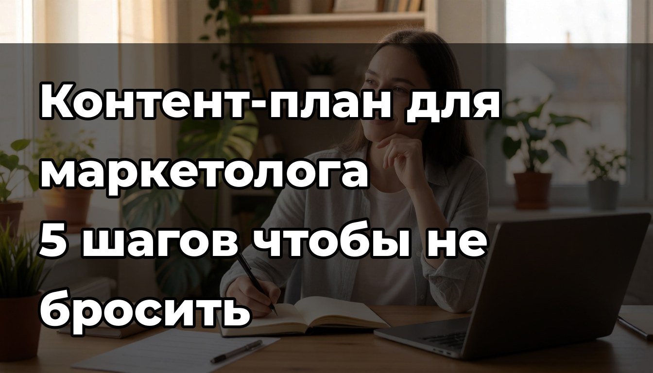 Контент план для соцсетей это просто, если начать с целей