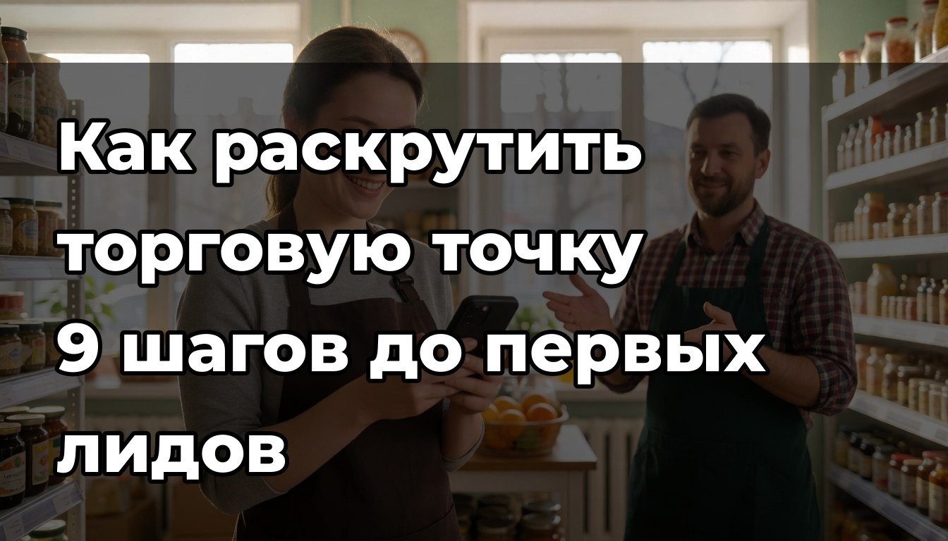Как раскрутить торговую точку и подготовить магазин к первым лидам