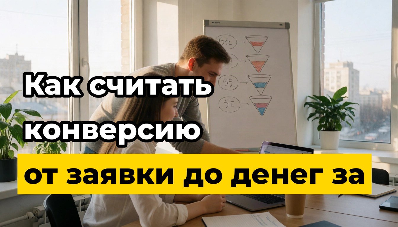 Как считать конверсию: 7 шагов от заявки до денег