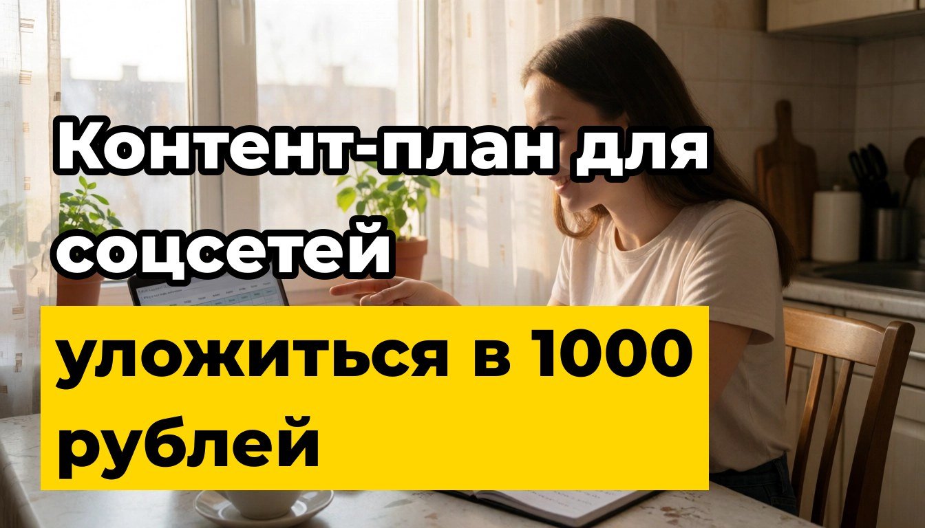 Контент-план для соцсетей с чего начать чтобы план не рассыпался