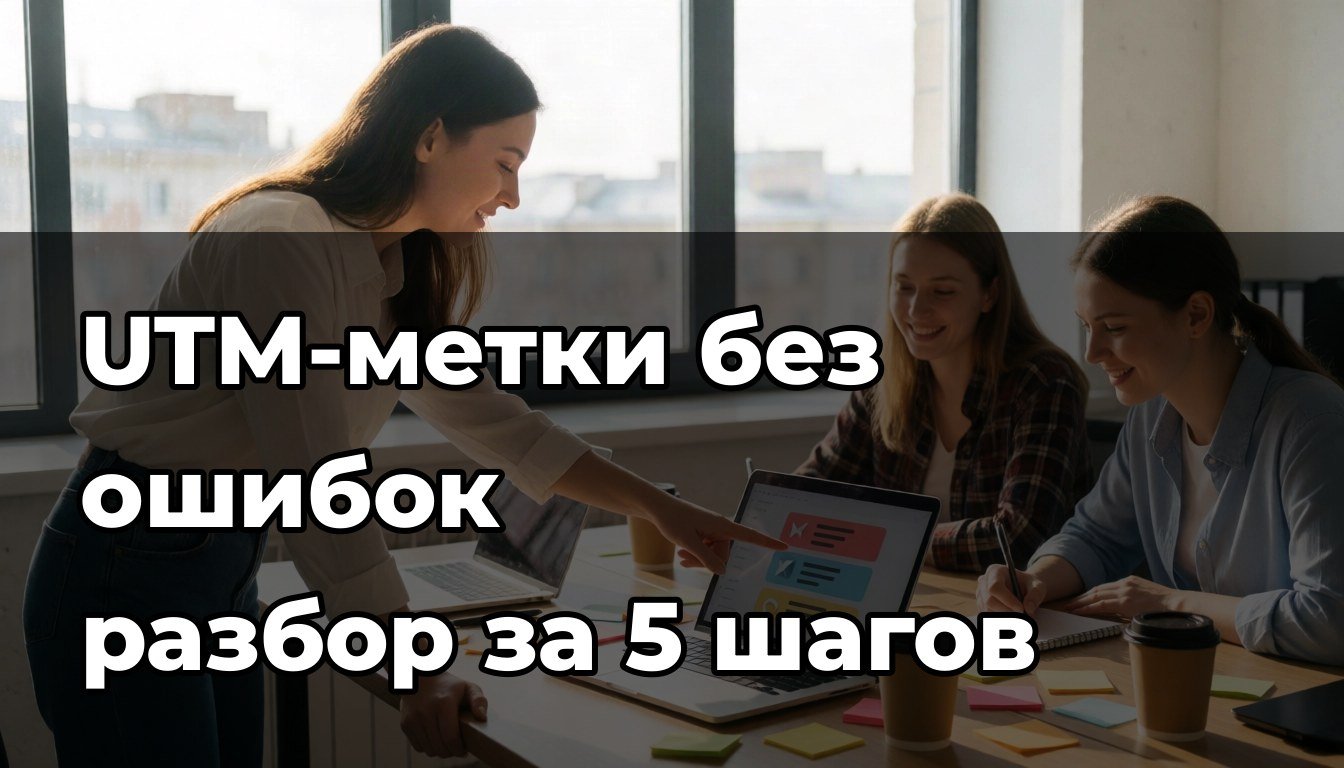 Как создать UTM-метку: 5 шагов без грязных данных