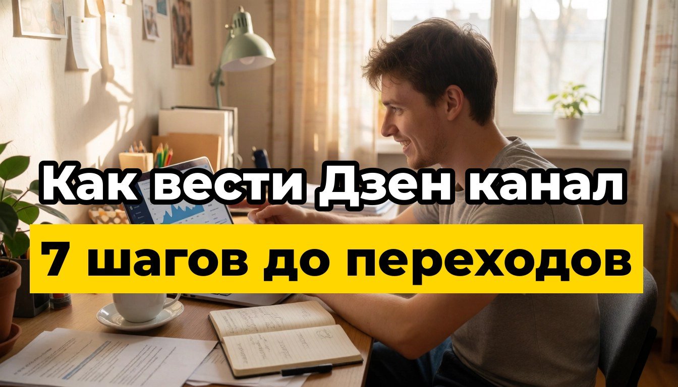 Как вести Дзен канал: 7 шагов до переходов на сайт