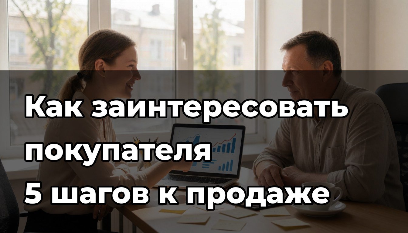 Как заинтересовать покупателя, чтобы он купил товар: 5 шагов