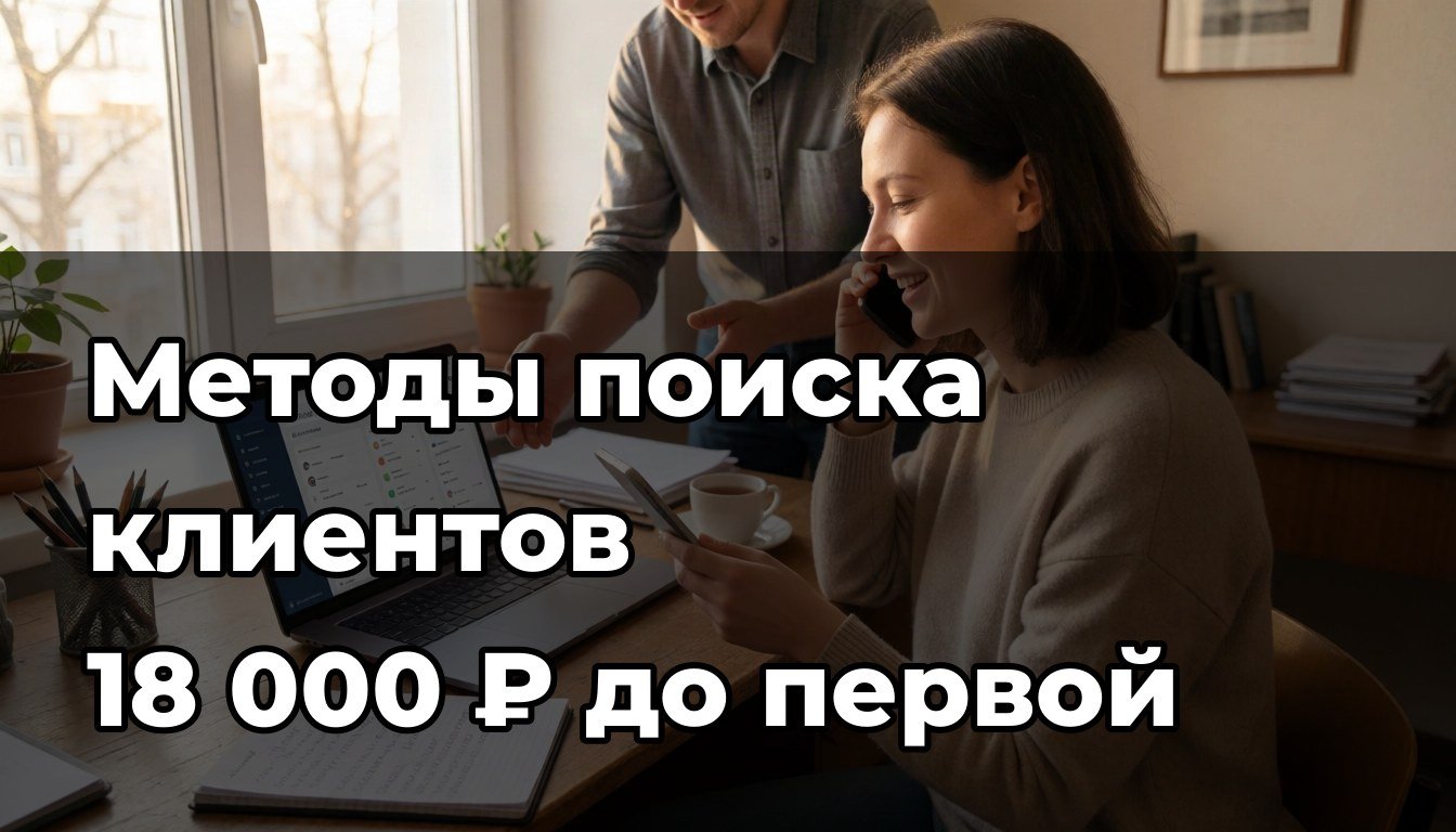 Как найти клиентов, когда заявок пока нет: фото с рабочим процессом