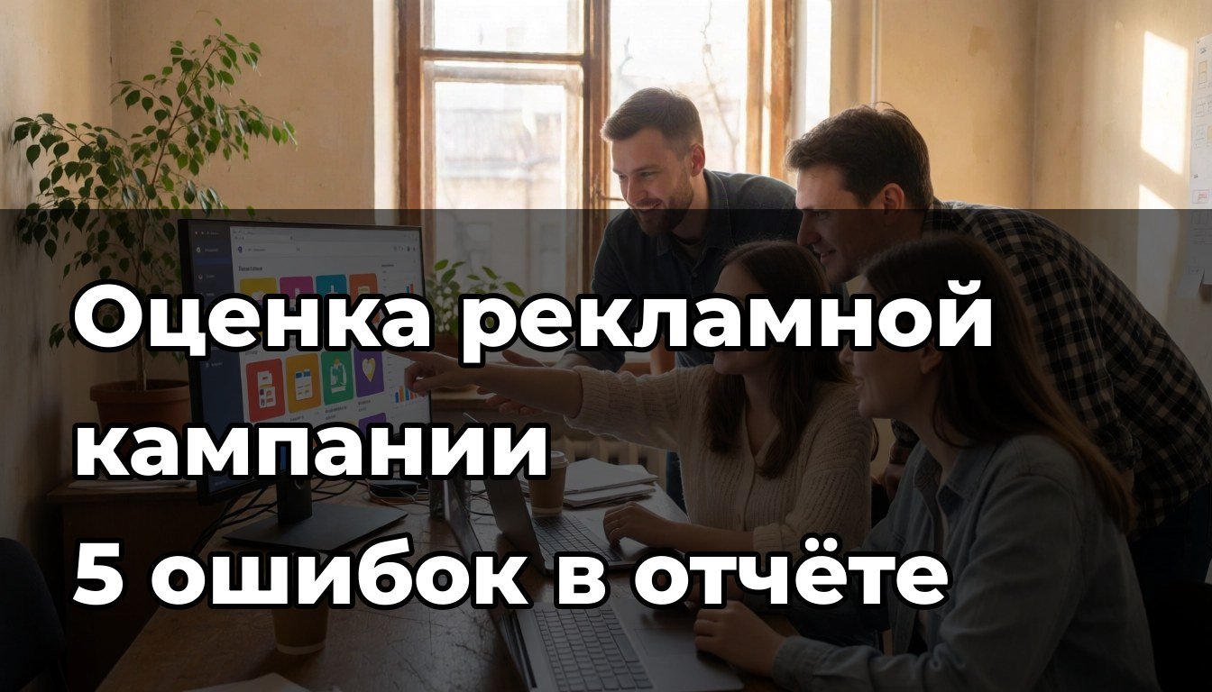 Обложка про оценку эффективности рекламной кампании