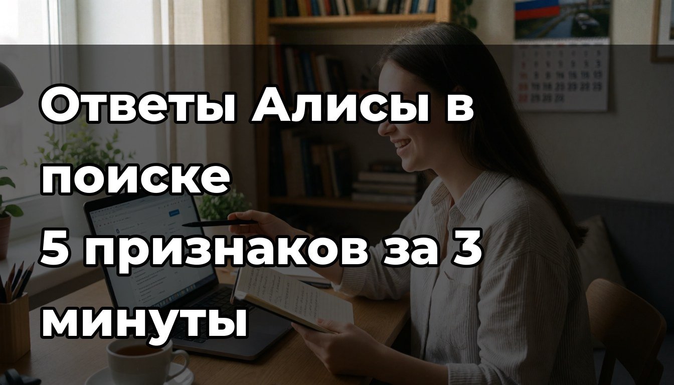 Как ответ Алисы AI попал в поиск и забрал позиции клиента