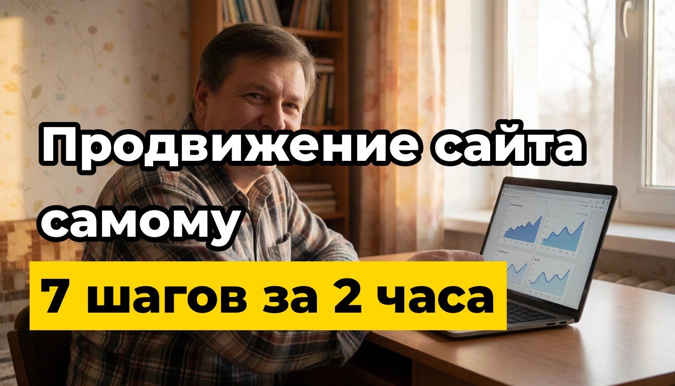 Продвижение сайта SEO самому: 7 шагов без подрядчика