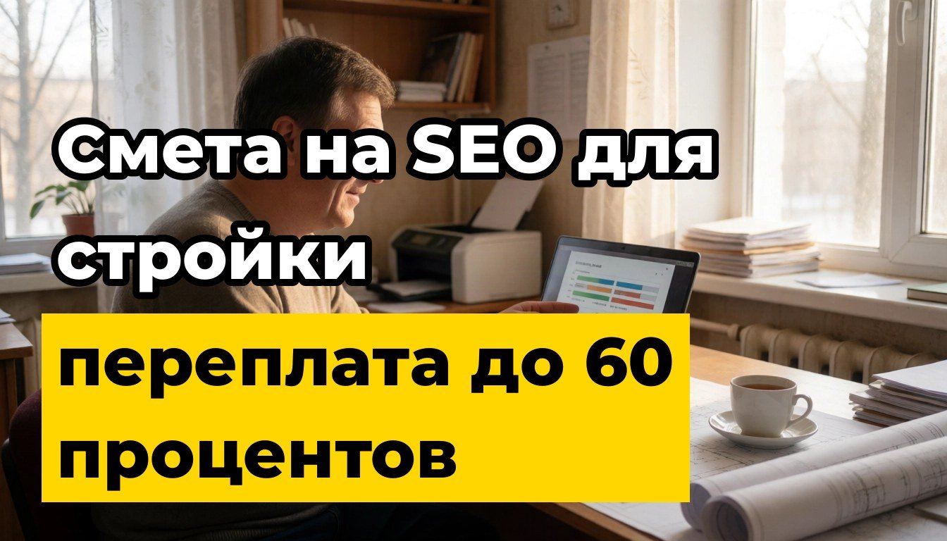 SEO продвижение строительного сайта: 7 пунктов сметы и где переплата