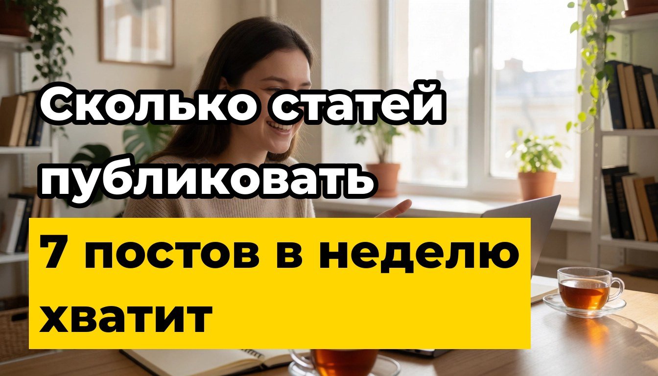 Сколько статей в день публиковать в Дзене: 7 факторов