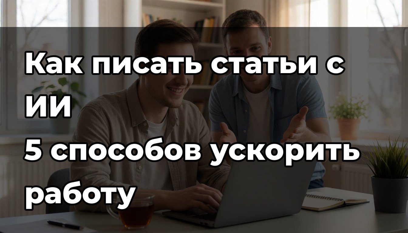Нейросеть пишет текст: две статьи от одного ИИ дают разный результат