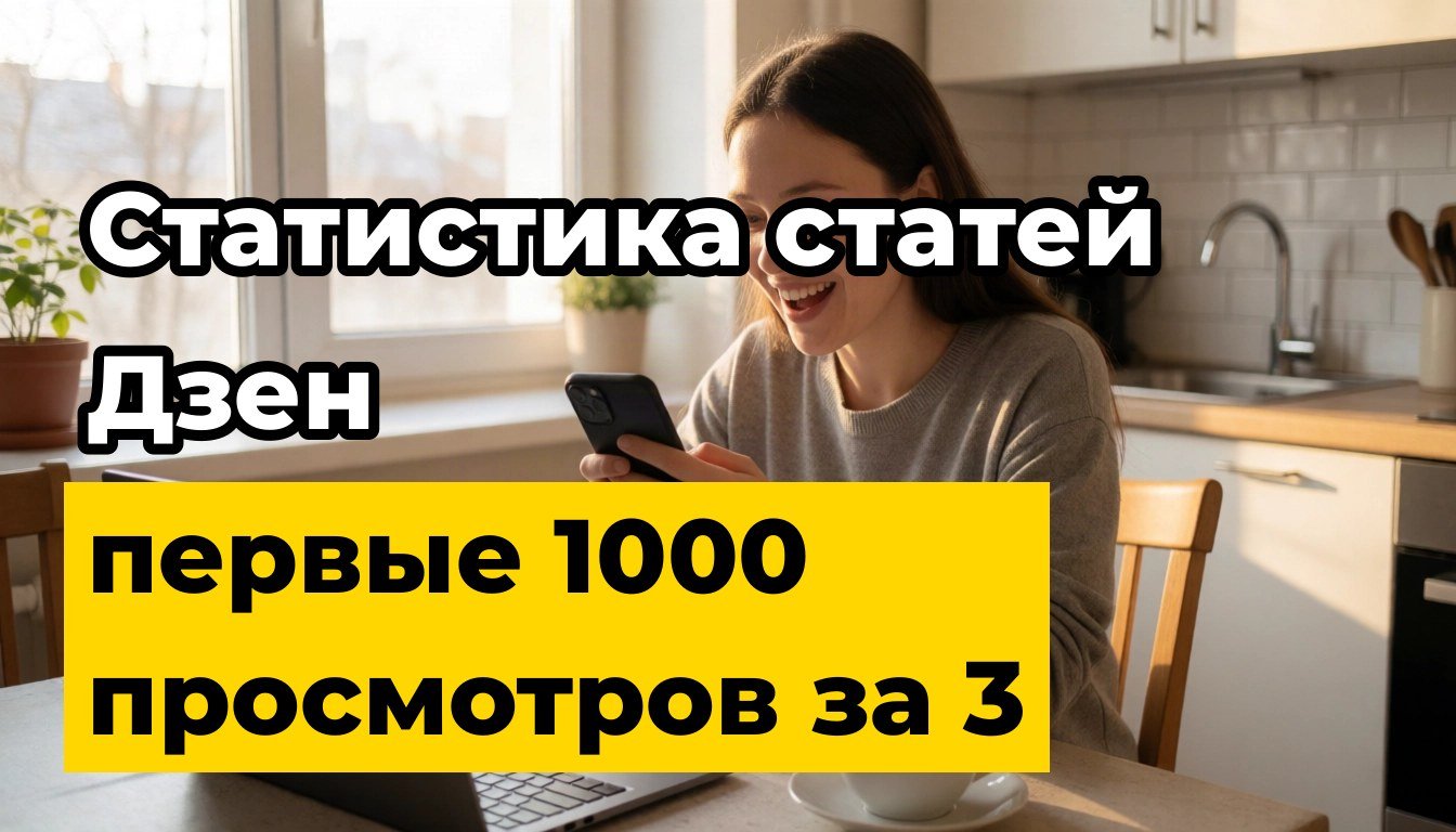 Скриншот со статистикой статьи в Дзен, где лежит статистика статей
