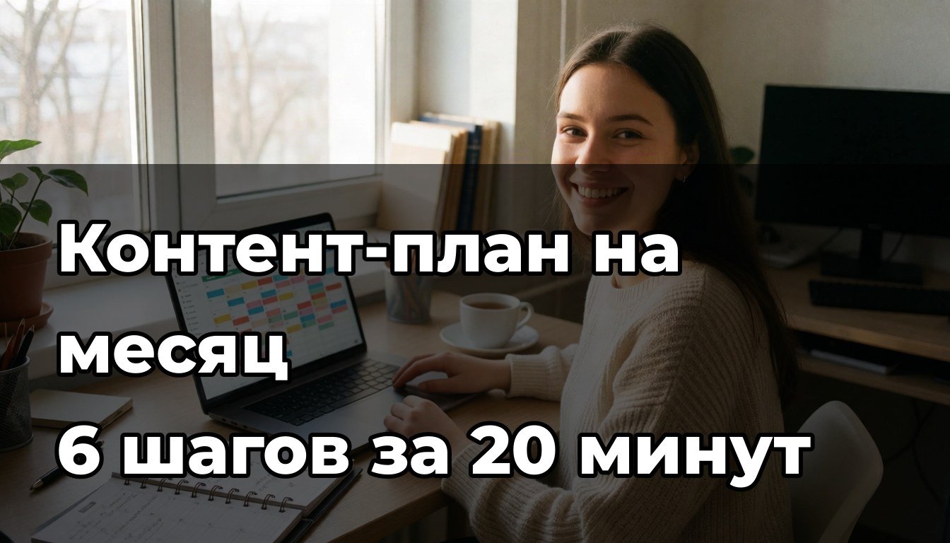 Таблица для контент-плана на месяц: шаблон за 6 шагов