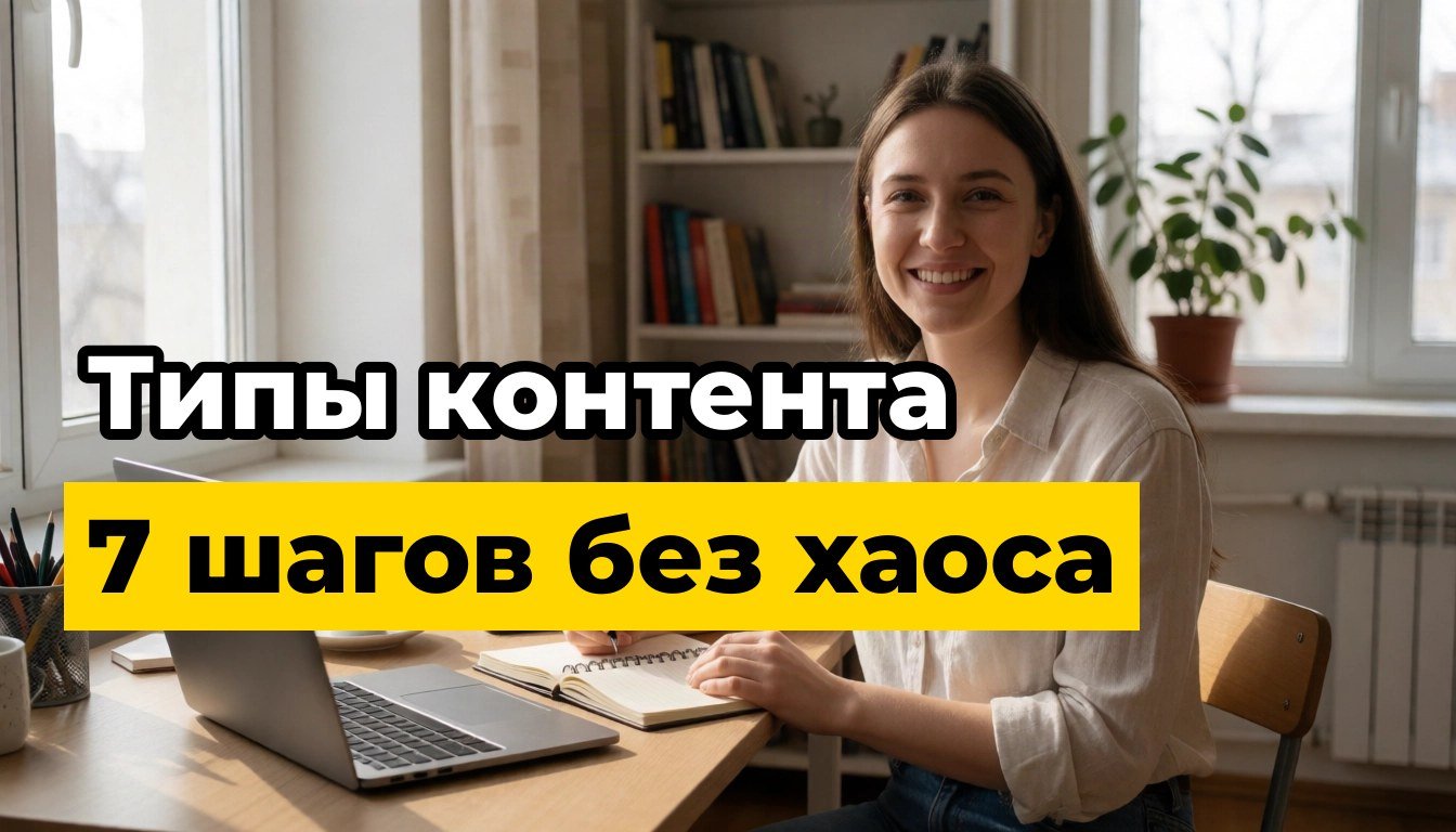 Типы контента для контент-плана: 7 шагов без хаоса